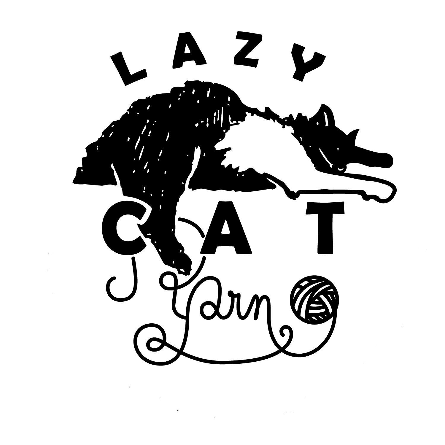 Lazy Cat Yarn Logo